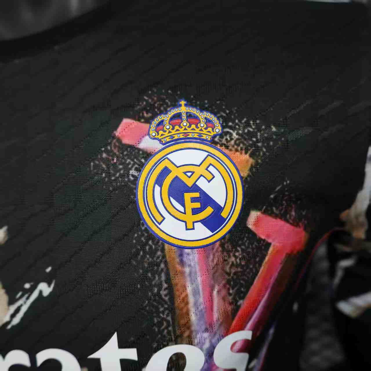 2025-26 Real Madrid L-V Black Player Size S-2XL