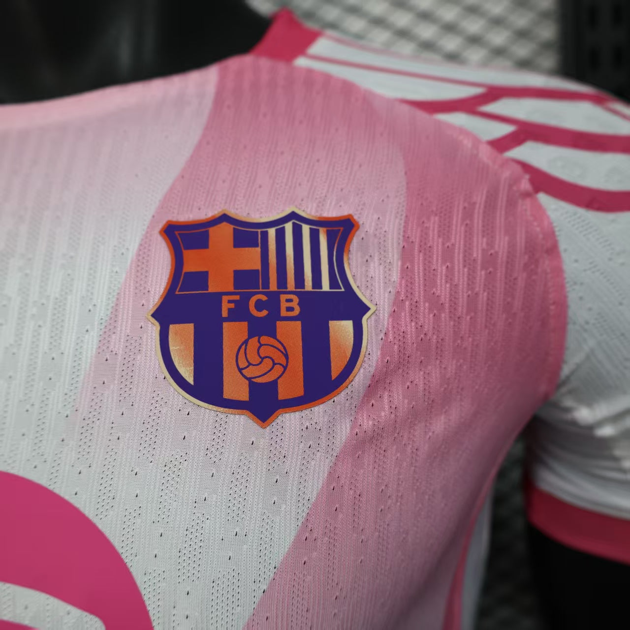 2025-26 Barcelona Special Pink-White Player S-2XL