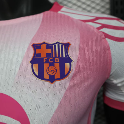 2025-26 Barcelona Special Pink-White Player S-2XL