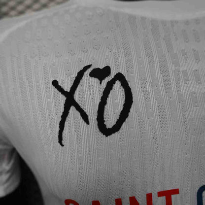 2025-26 Paris Champions X.O exclusive sponsor White Player S-2XL
