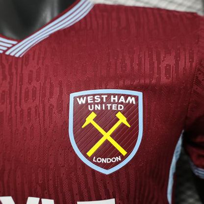 2025-26 West Ham United Home Player S-2XL
