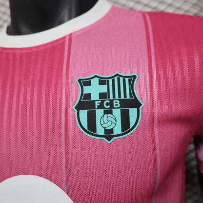 2025-26 Barcelona Special Pink-Green Player S-2XL