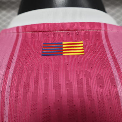 2025-26 Barcelona Special Pink-Green Player S-2XL