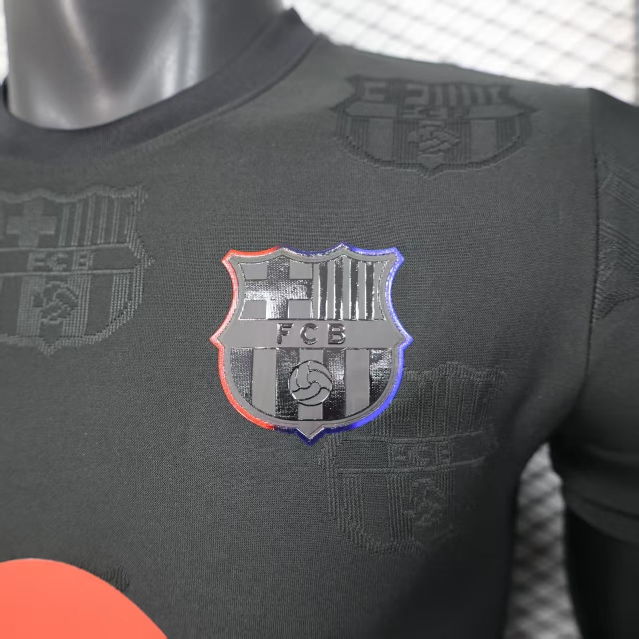 2025-26 Barcelona Black Special White Team Emblem Player S-2XL