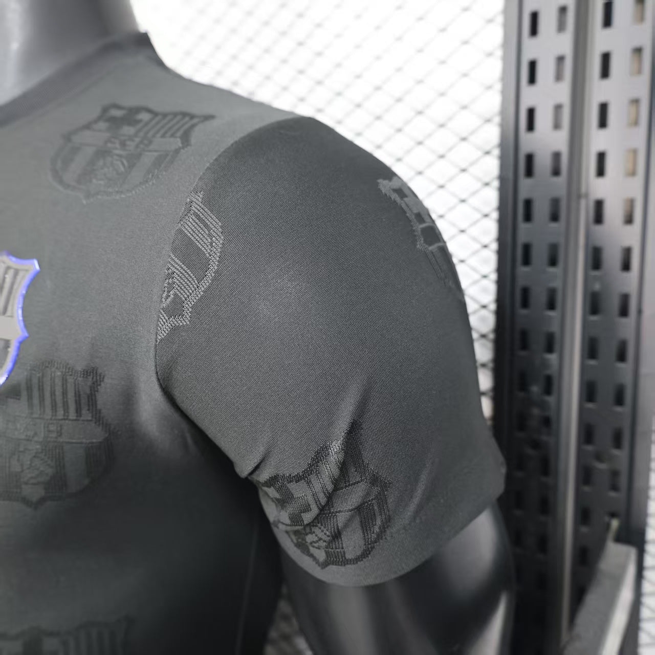 2025-26 Barcelona Black Special White Team Emblem Player S-2XL