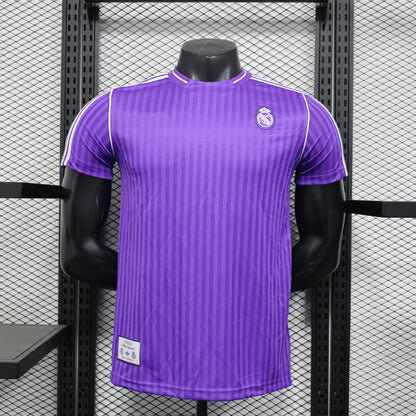 2025-26 Real Madrid Casual style Purple Player S-2XL