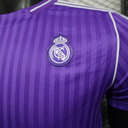 2025-26 Real Madrid Casual style Purple Player S-2XL