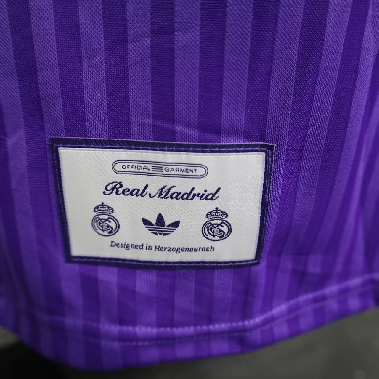 2025-26 Real Madrid Casual style Purple Player S-2XL