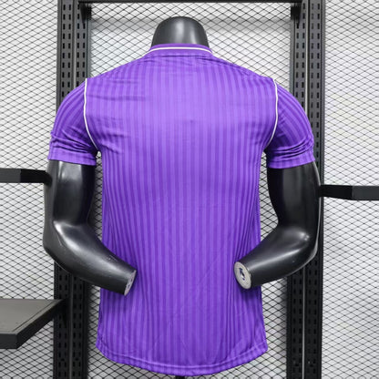 2025-26 Real Madrid Casual style Purple Player S-2XL
