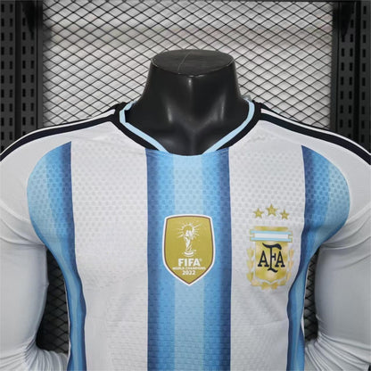 2026 Argentina Home Long Sleeve Player S-3XL