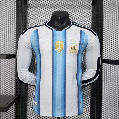 2026 Argentina Home Long Sleeve Player S-3XL