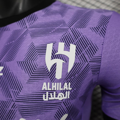 2024-25 Riyadh Crescent Second Away Purple Player S-XXL